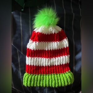 Grinch Inspired Knitted hat